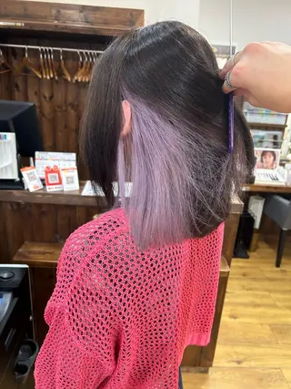 ミディアム カラー 🦋ショートカット モデル松尾紀輔🦋‪のヘアスタイル