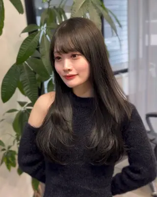 カラー meby所属・🩵福岡ブリーチなし カラー/紫音🩵のヘアスタイル