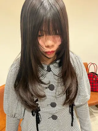 ロング 梅田美容室/カット /Maoのヘアスタイル