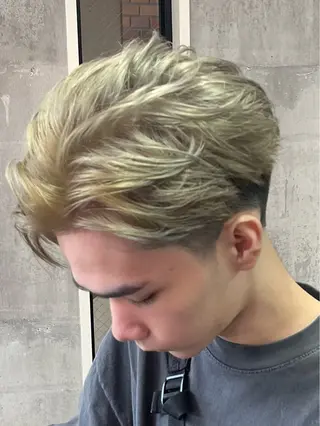 ショート カラー 🥸MENIN 相模 大野メンズ専門🥸のヘアスタイル