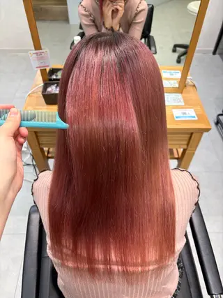 セミロング カラーモデル募集 ✨🤍モモハ🤍✨のヘアスタイル
