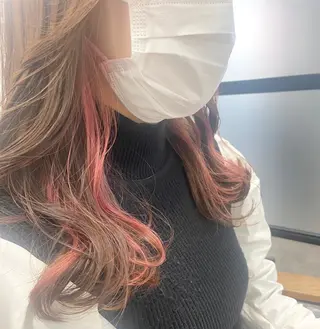 セミロング カラー N° aria 三軒茶屋のヘアスタイル