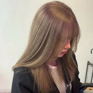 ロング カラー Ren. 🦋デザインカラーのヘアスタイル