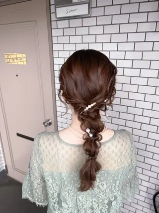 ヘアアレンジ 垢抜けヘアメイク🫧 JURI🪽のヘアスタイル