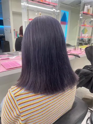 セミロング カラー ブレンバイドット所属・ニュアンスカラー/ 🫧レミ(坊主)のヘアスタイル