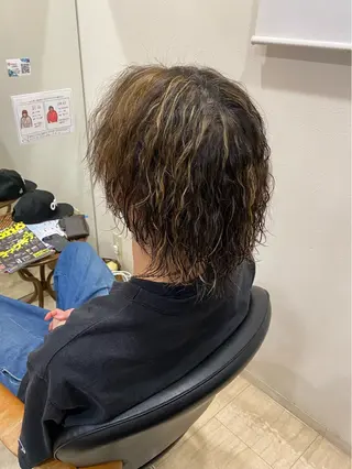 カラー パーマ 相良 陽香🌻のヘアスタイル