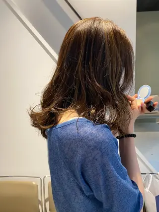 ミディアム カラー &72 takiのヘアスタイル