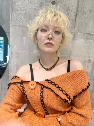 ショート カラー ヘアアレンジ 🏁 メンズ特化 ／Hinata🌼のヘアスタイル