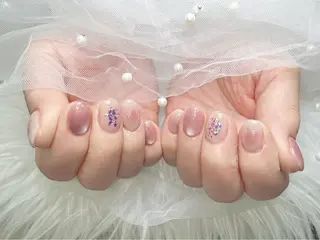 ネイル 【Eclat ｴｸﾗ】nail＆beauty所属・Eclat〔ｴｸﾗ〕 MOEKA𝜗𝜚*のネイルデザイン