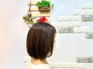 ミディアム カラー 大人女性ぼかし メンズ強化🦙平作のヘアスタイル