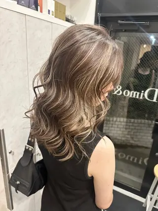 セミロング Dimo＆所属・ハイライトカラー /ダイスケのヘアスタイル