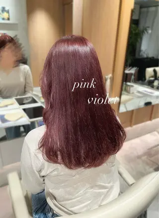 セミロング カラー 表参道/ハイトーン /yuiのヘアスタイル