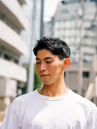 ショート カラー パーマ メンズ 🔗メンズサロン🔗 Kieのヘアスタイル