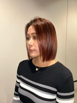 ミディアム 内田 海香のヘアスタイル