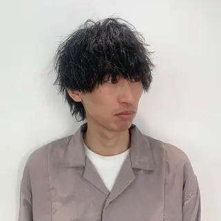 ショート パーマ メンズ メンズ特化美容師/ 藤戸 椋のヘアスタイル