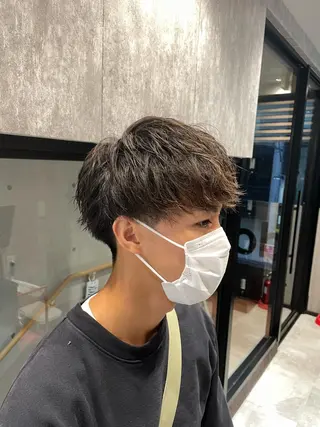 ショート カラー パーマ メンズ 🔥メンズ超特化🔥 青木海斗のヘアスタイル