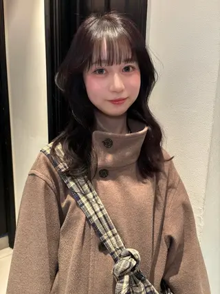 セミロング カラー riria/ボブ /ブラウンカラー🎀のヘアスタイル