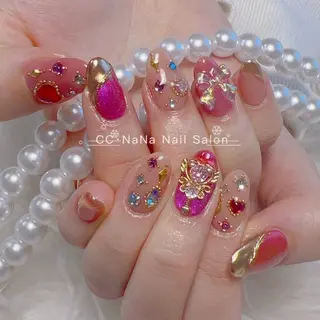 ネイル 💎CC・NaNa 韓国風ネイル🌙Cのネイルデザイン