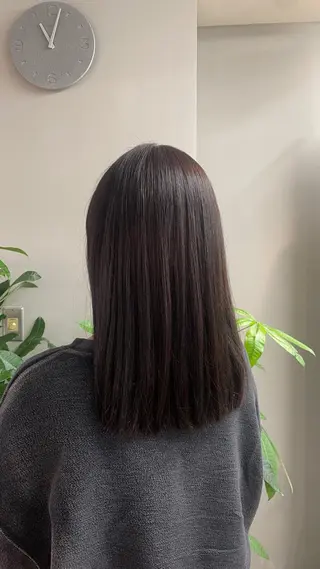 セミロング カラー 【pyxis】 ひなのヘアスタイル