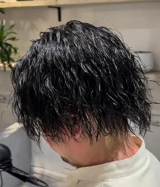 ショート パーマ メンズ 【パーマ満足度No. 1🥇】宮脇 大樹のヘアスタイル