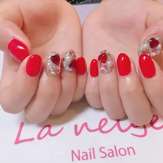 ネイル La neige* yuki 🥯🍑のネイルデザイン