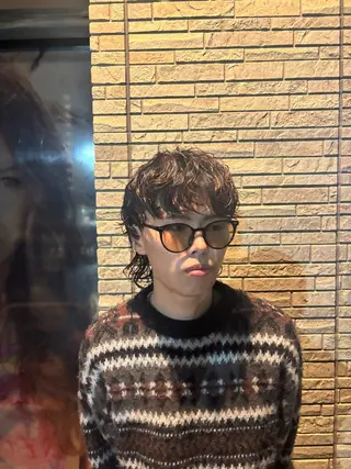 パーマ メンズ パーマ特化美容師◎ 新宮中央/平田楓真のヘアスタイル