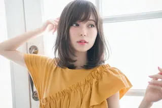 ミディアム 篠原 誠のヘアスタイル