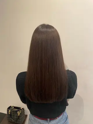 ロング ブリーチカラー/ 細川はるかのヘアスタイル