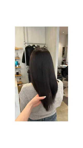 セミロング 長谷川 楓恋のヘアスタイル