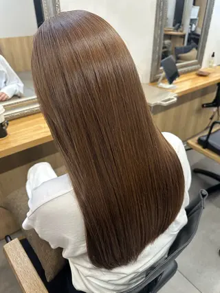 カラー 安部 紗菜のヘアスタイル