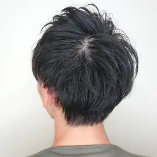 メンズ カラー パーマ ヘアアレンジ ブリーチ/ヘアケア/ 艶髪/イギチハルのヘアスタイル