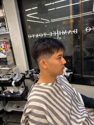 メンズ DAMDEE東京所属・フェードカット特化 &パーマRIKUのヘアスタイル