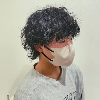 パーマ メンズ 【メンズ特化】 池田大成✂︎のヘアスタイル