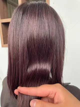 ミディアム カラー 美容室 Jフィドルファドル所属・わきた かずなのヘアスタイル