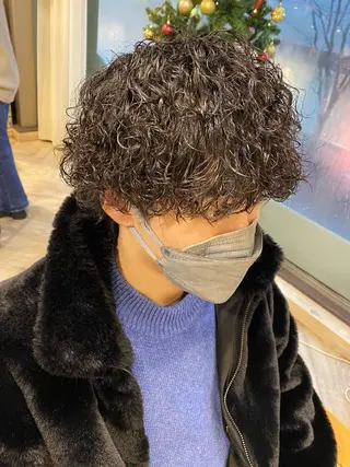 パーマ メンズ 大宮メンズ特化/パー マ職人/小川藍人のヘアスタイル