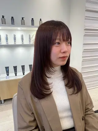 ロング ジャンクロードビギンギンザルグラン所属・🫧ゼロテクカラー 吉野志保🫧のヘアスタイル