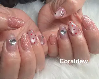 ネイル Coraldew-nail&school-所属・Kondo Harukaのネイルデザイン