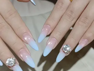 ネイル By moonネイル 🌷ワンホン/韓国風のネイルデザイン