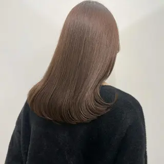 ロング カラー HARUNA🤍 大人ショートヘアのヘアスタイル