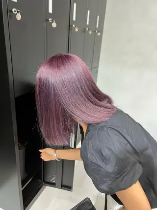 カラー 小森聖奈 韓国風レイヤーカットのヘアスタイル