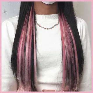 ロング カラー パーマ ヘアアレンジ 八巻 晴香のヘアスタイル