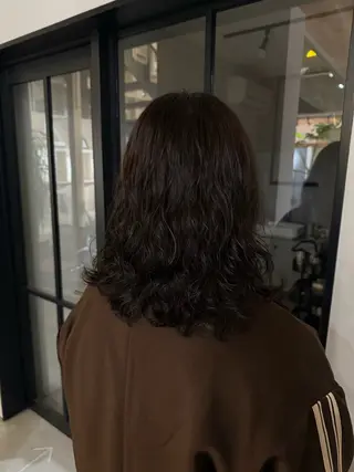 パーマ 金田 彩花のヘアスタイル