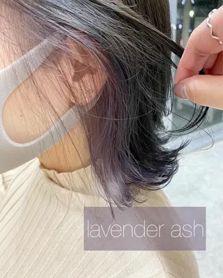 ミディアム カラー 後藤紗英/髪質改善 /オリーブベージュのヘアスタイル