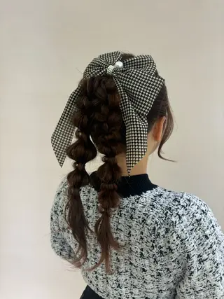 ロング ヘアアレンジ Savoir所属・田中 くるみのヘアスタイル