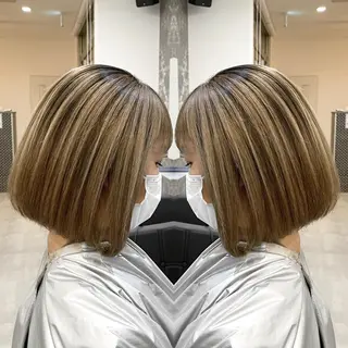 ショート カラー アンドウ ユウ/ レイヤーカット/韓国のヘアスタイル