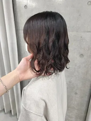 パーマ ボブパーマコテ巻き風 パーマNo1深江秀平のヘアスタイル