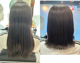ミディアム カラー TELAHAIR岡野 春奈のヘアスタイル