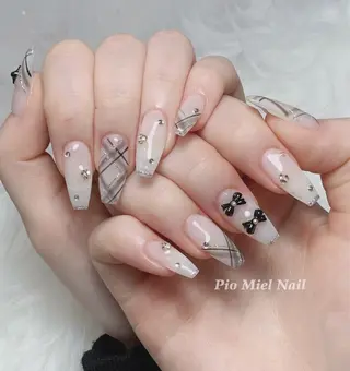 ネイル HANA 長さだしのネイルデザイン