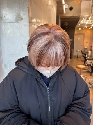 ショート 🍸nana/透明感 カラー/レイヤー✨のヘアスタイル