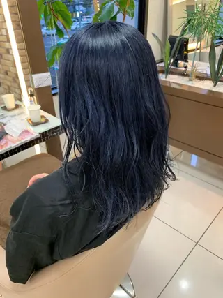 セミロング カラー ママ美容師まつげ 🤍まき🤍のマツエク・マツパデザイン